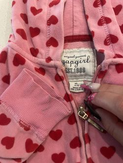 Make Offer 2008 Valentine s Day Heart Velour Jacket Jennifer s