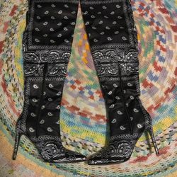 Bad girl bandana boots #7.5