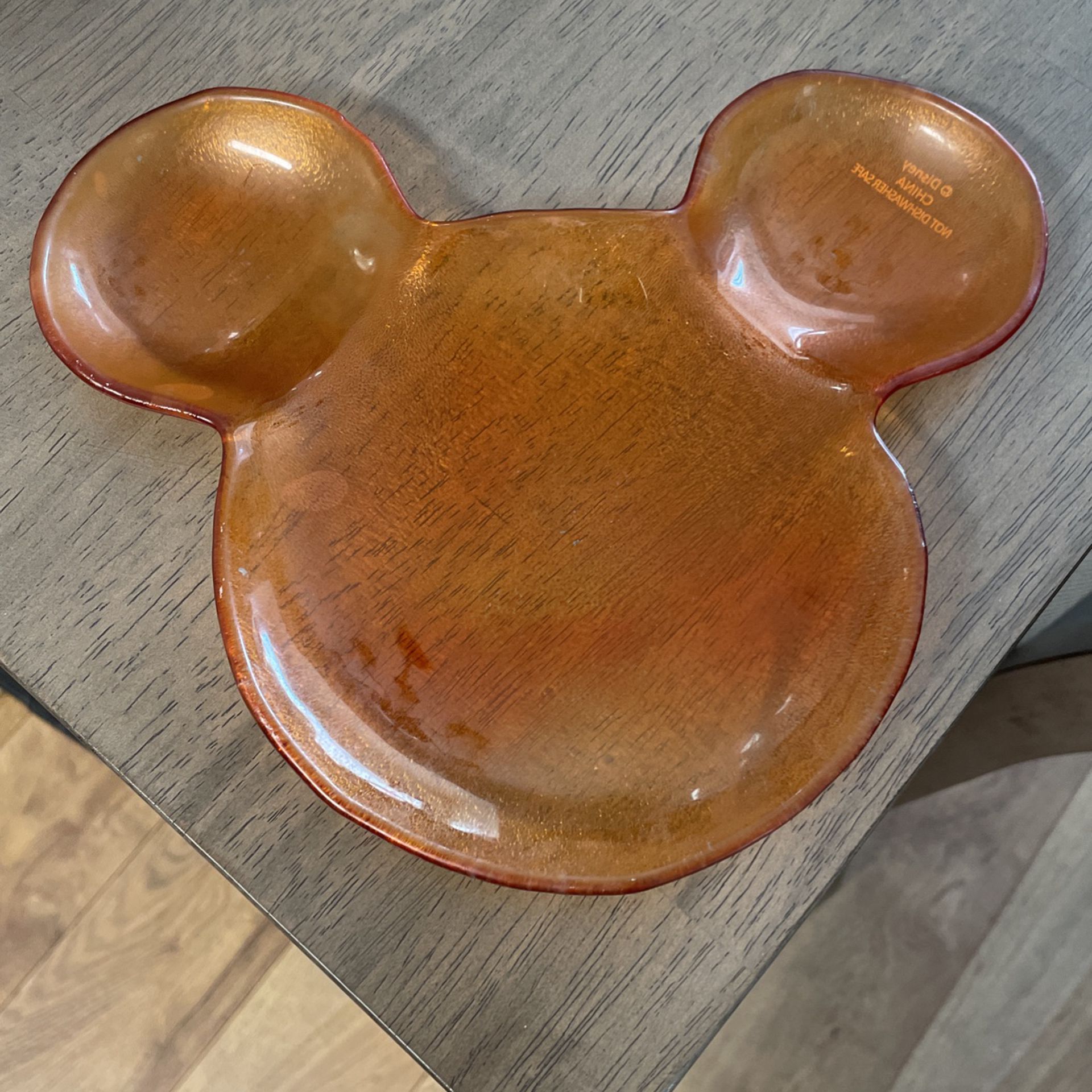 Orange Colored Mickey Mouse Candy Dish