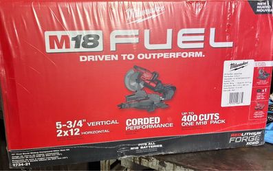 MILWAUKEE m18 dual bevel sliding compound miter saw
