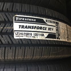 LT245/75/16 Firestone Tires