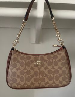 Coach Tan And Brown Bag