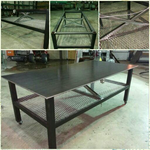 Custom Heavy Duty Welding Fabrication Table Ebay