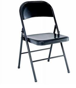 Folding chairs and table set