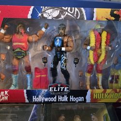 WWE Elite Hulkamania 40th Anniversary Hulk Hogan Figure  3-Pack