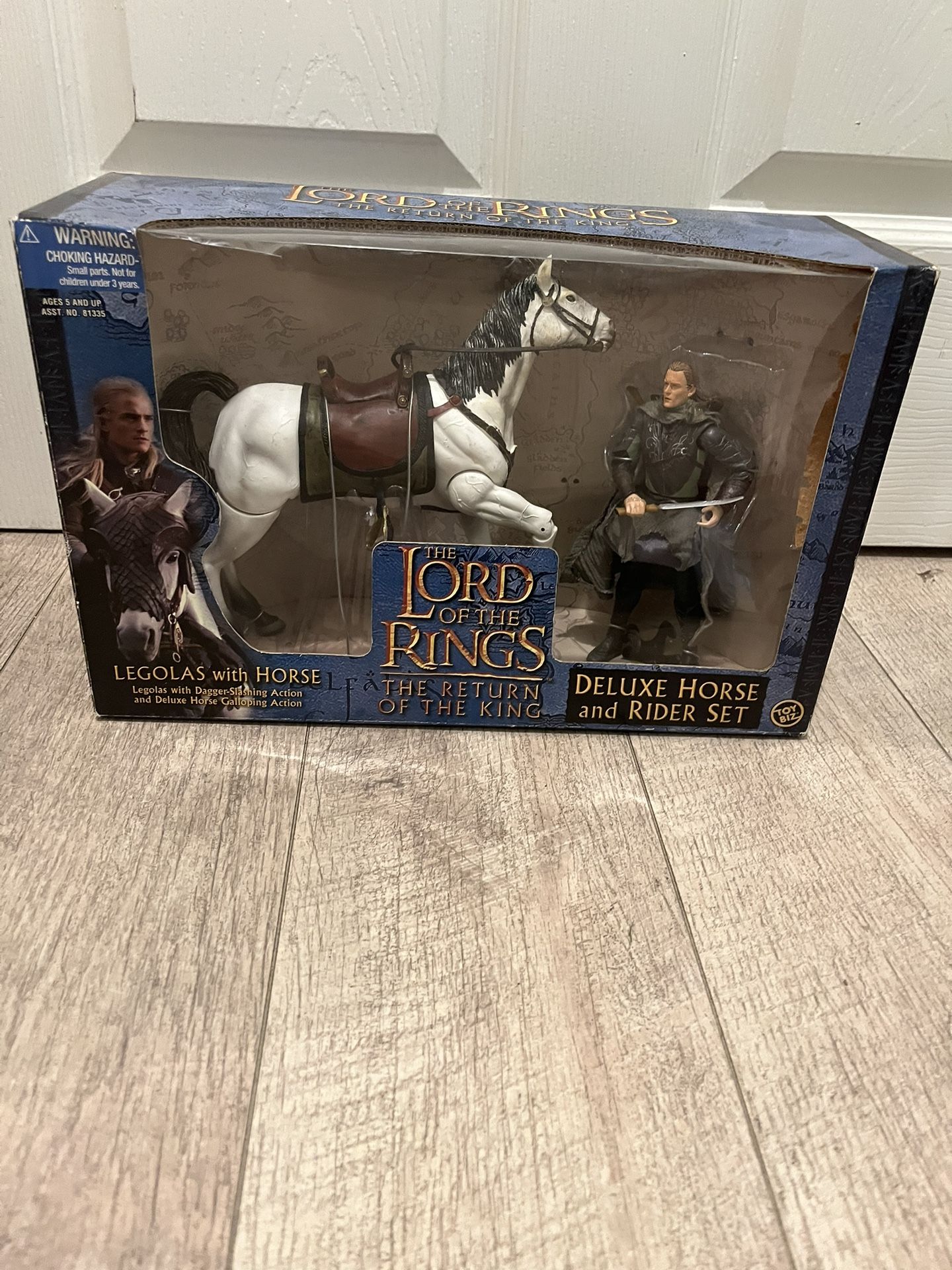 Lord Of The Rings Collectibles Legolas W/ Horse Deluxe Set Action Figure