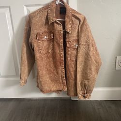 Denim Oversized Jacket L 