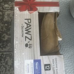PAWZ Men’s slippers - Genuine Leather - Size 12 