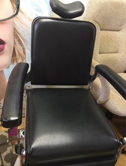 Eye exam or Barber chair