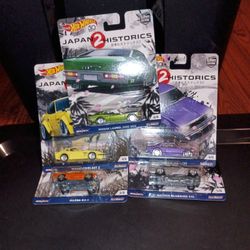 Hotwheels Japan 2 Historics 2017 Set