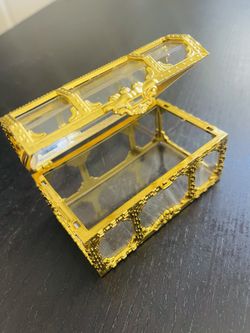 Golden Treasure Box For Cake Decoration, Party Decor, Pirate Theme Party 
