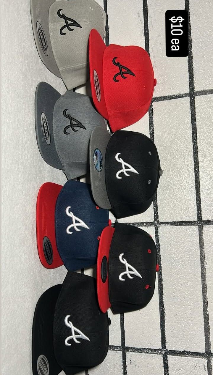 Atlanta Hats Snap Back $10 Each