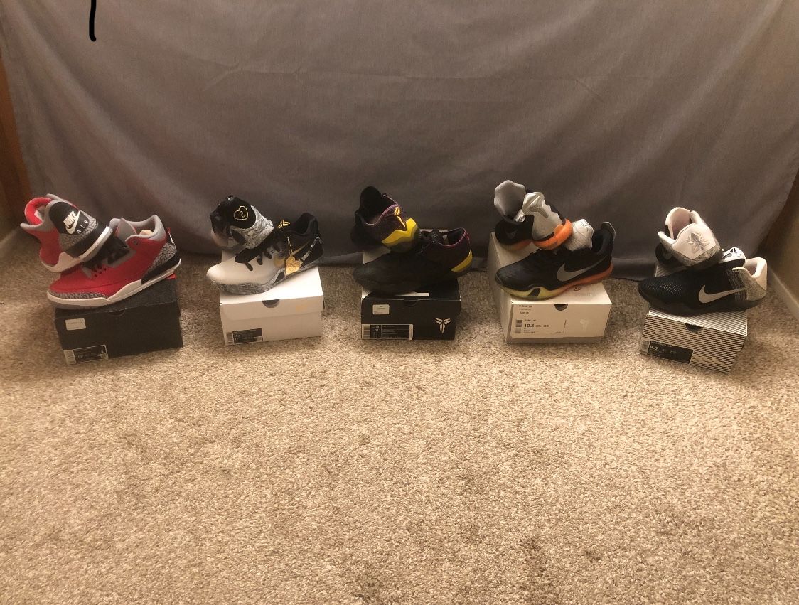 Kobe and Jordan Shoes