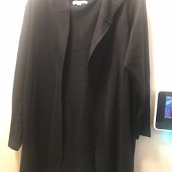 Black Cardigan Sweater