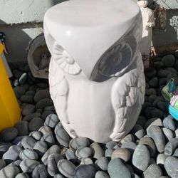 Household General Bi White Ceramic Owl