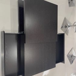 Coffee table, perfect condition with storage. Dimensions: 51”W x 27.5”D x 18” H