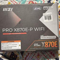 MSI PRO X870E-P WIFI – AM5 Motherboard (Like New)