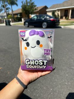 New CrazyFun SmushMart GHOST Girl Squishy RARE HTF TikTok Viral Stress Toy NEW