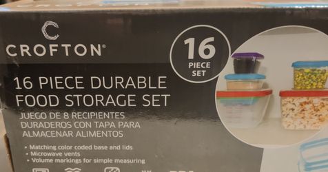 16 Piece Food Storage Set