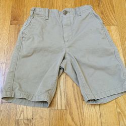 Crew Cuts Beige Khaki Shorts Sz 8 , light stain , no tears