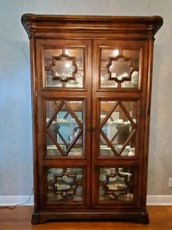 Wood China Cabinet 