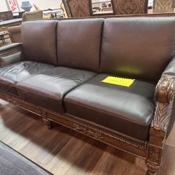 Millionaire Leather Couch! 