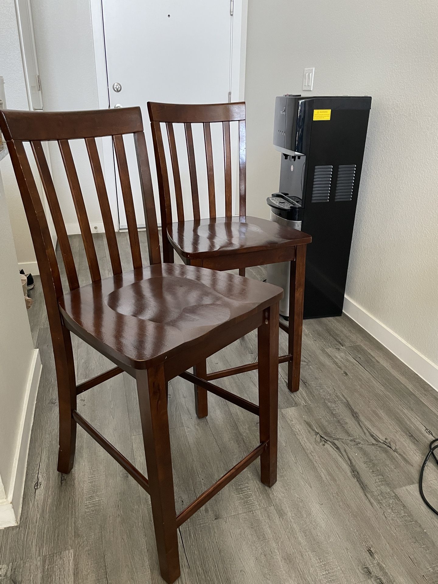 Wooden Tall Chairs / Counter Height Stool