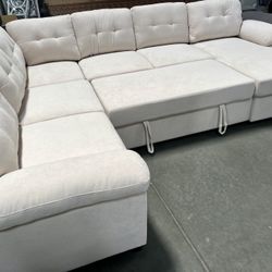 New! Large Sectional Sofa Bed, Sofabed, Sectional Couch, Sofa, Sleeper Sofa, Sectional Sofa With Pull-out Bed,Sectional With Storage Chaise,Sectionals