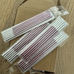 Pink Birthday Candles 