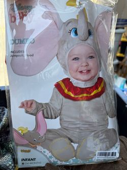 Disney Baby Dumbo Infant Costume 0-6 Months