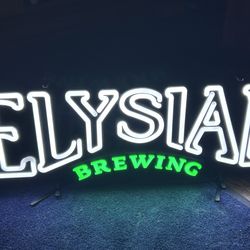 Elysian Beer LED sign