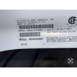 Frigidaire  Gas Dryer