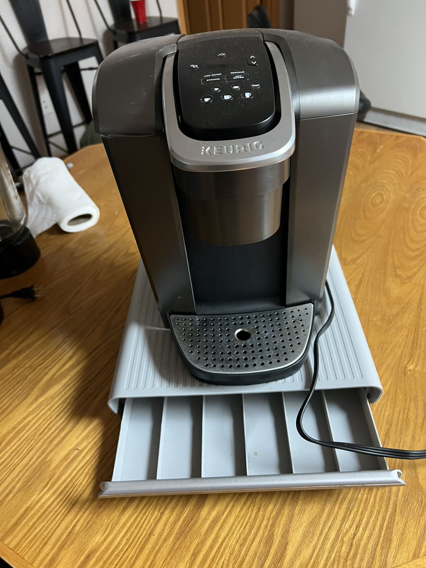 Keurig K-Elite Single Serve K-Cup Pod Coffee Maker Brushed Silver