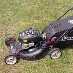 Self-propelled Lawn Mower With Bags Craftsman