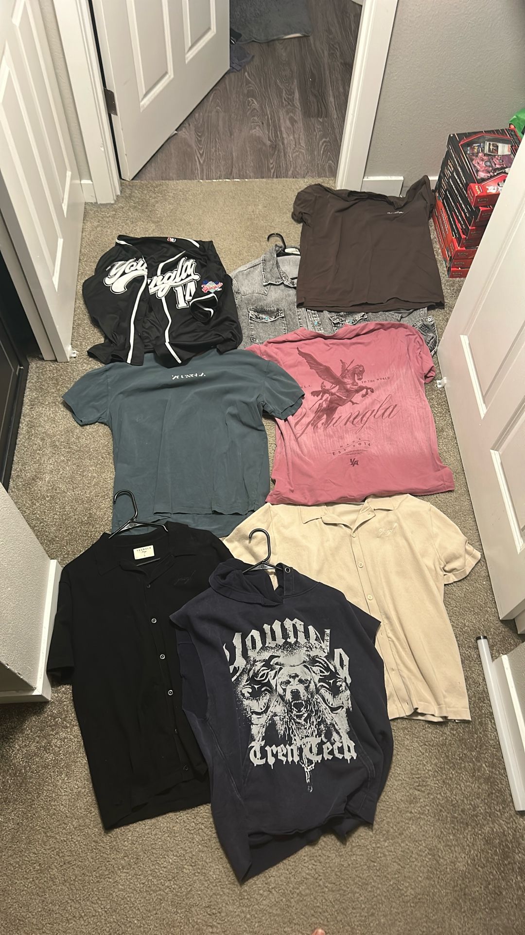 YOUNGLA, Clothing, T-Shirts, And Dress Shirts Size Large