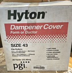 Hyton, Dampener Cover, SIZE 43, 25 Yards, ( Some Stains )