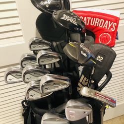 Golf Set Mizuno Mp 53 Iron Set 4-PW with Steel Shafts, PXG Driver
