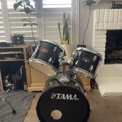 Tama Imperialstar High, Medium, And Kick Drum + Snare & Symbol Stand