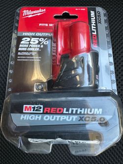 New Milwaukee battery