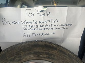 Porsche Wheels And Tires And New Hubcaps