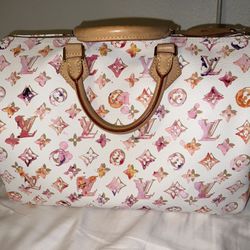 Louis Vuitton Bag Watercolor Aquarelle Speedy 35