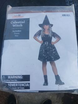 !! Girls Costume  New Celestial Witck SizM7-8New Firm Price