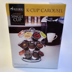 Keurig K-cup Countertop K-cup Storage Carousel. Rotating. 27 K-cup Holder