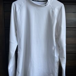 Nike Pro Dry Fit White Long Sleeve Performance T-Shirt Size XLarge