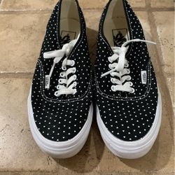 Vans Authentic Slim Micro Hearts Black/ True White 