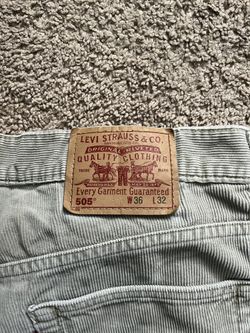Levis Cordaroy Pants (Waist 36, Length 32)
