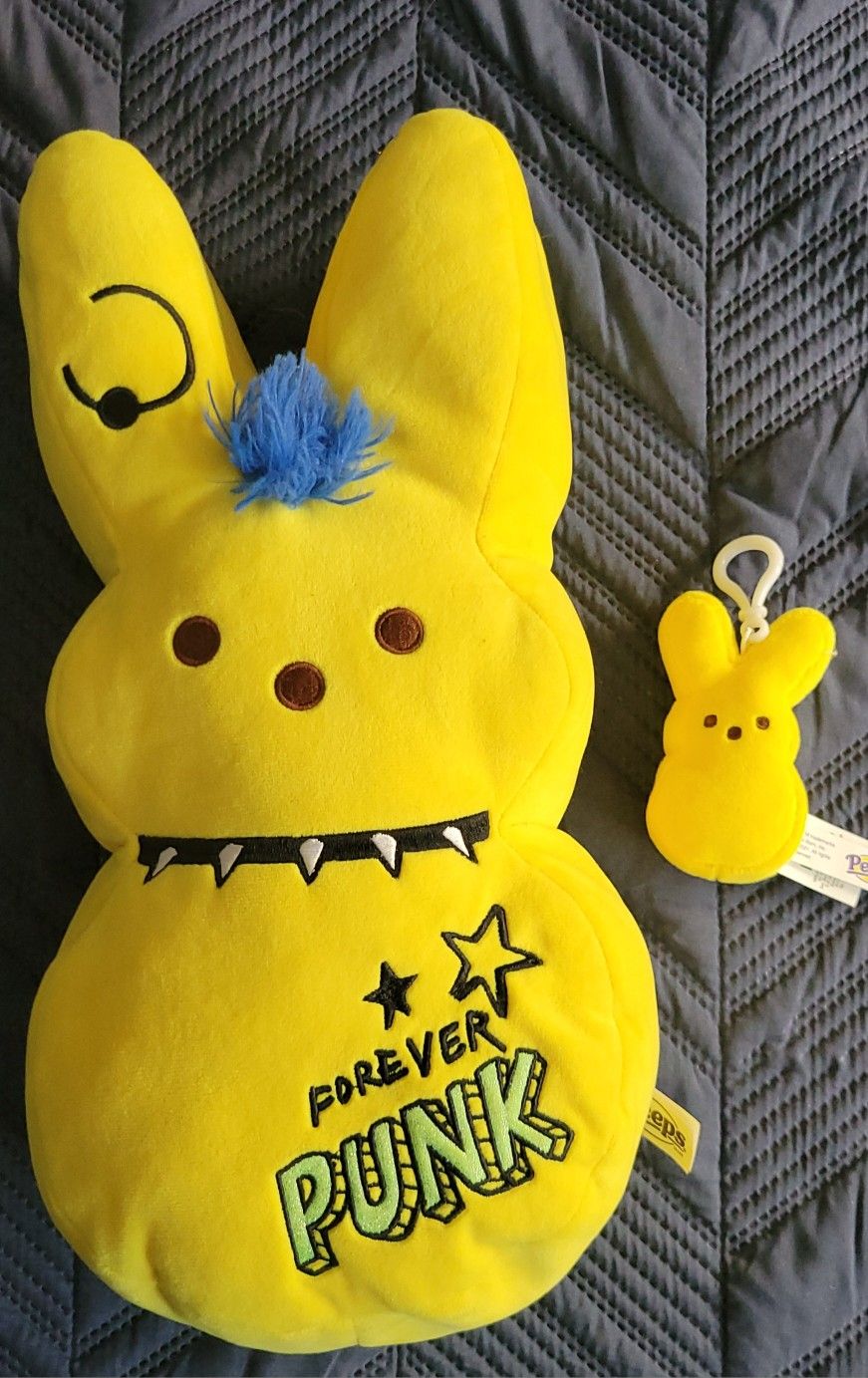 PEEPS LARGE 17IN AND KEY CHAIN