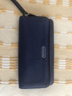 Coach Navy Blue Wallet