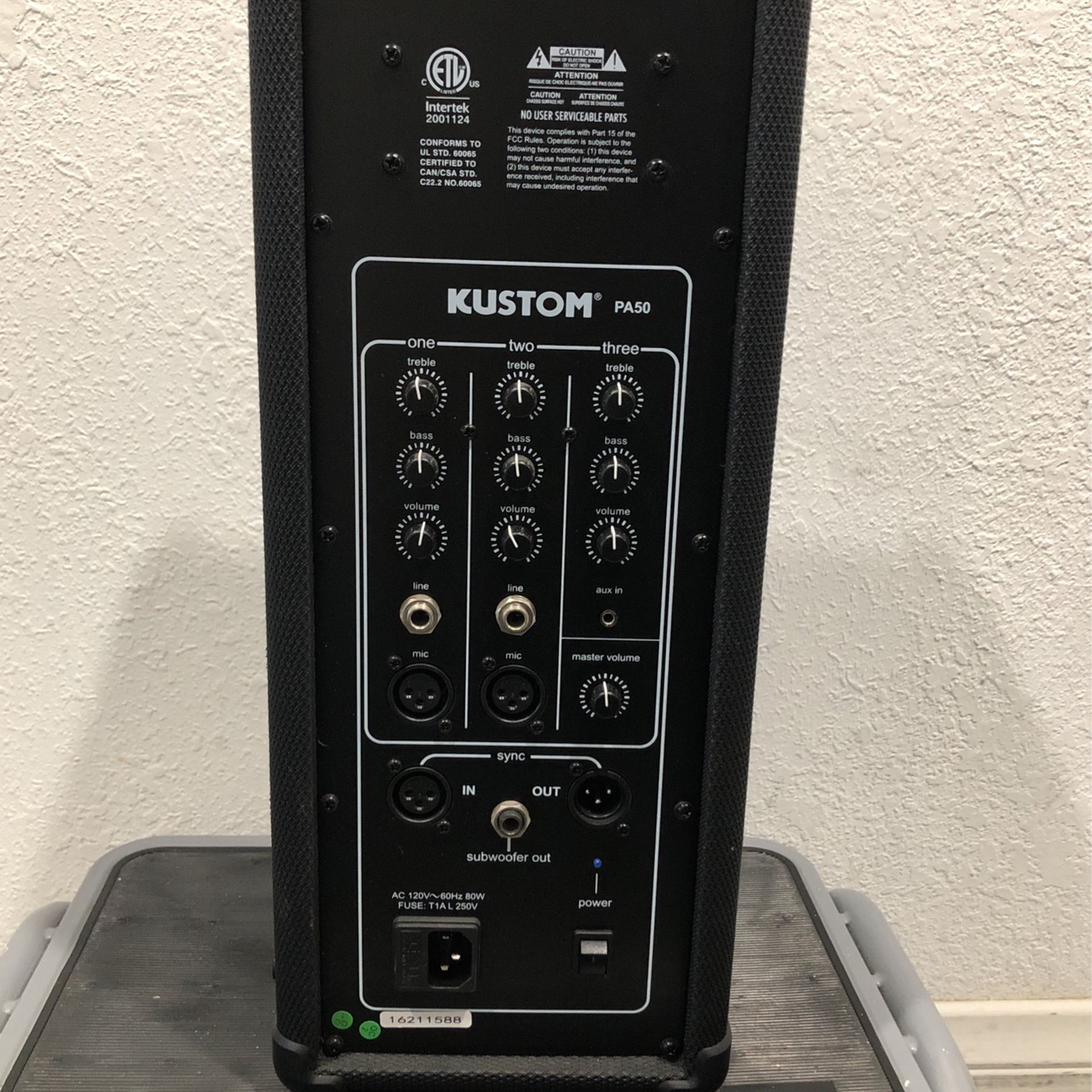 Kustom Amp Mixer Pa 50.