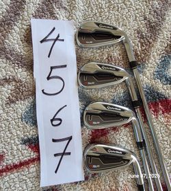 Used Taylormade RSi1 iron set-90g stiff steel 4-A (8 club set)